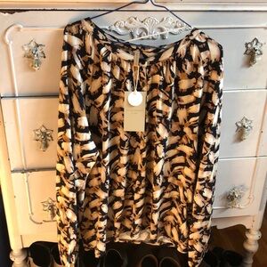 Soyaconcept blouse with unique pattern and tags XXL